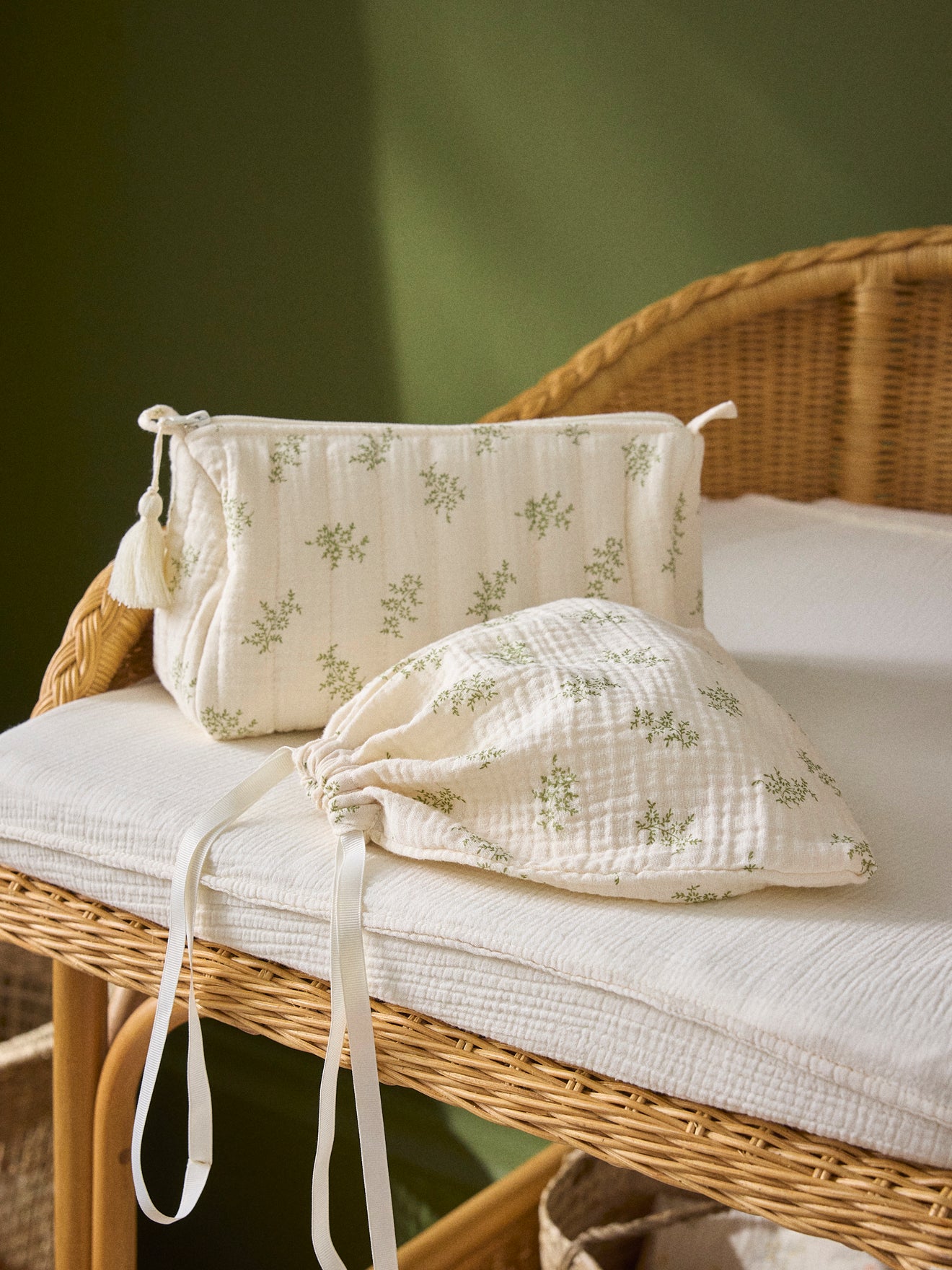 Kulturbeutel und Säckchen aus Baumwoll-Gaze