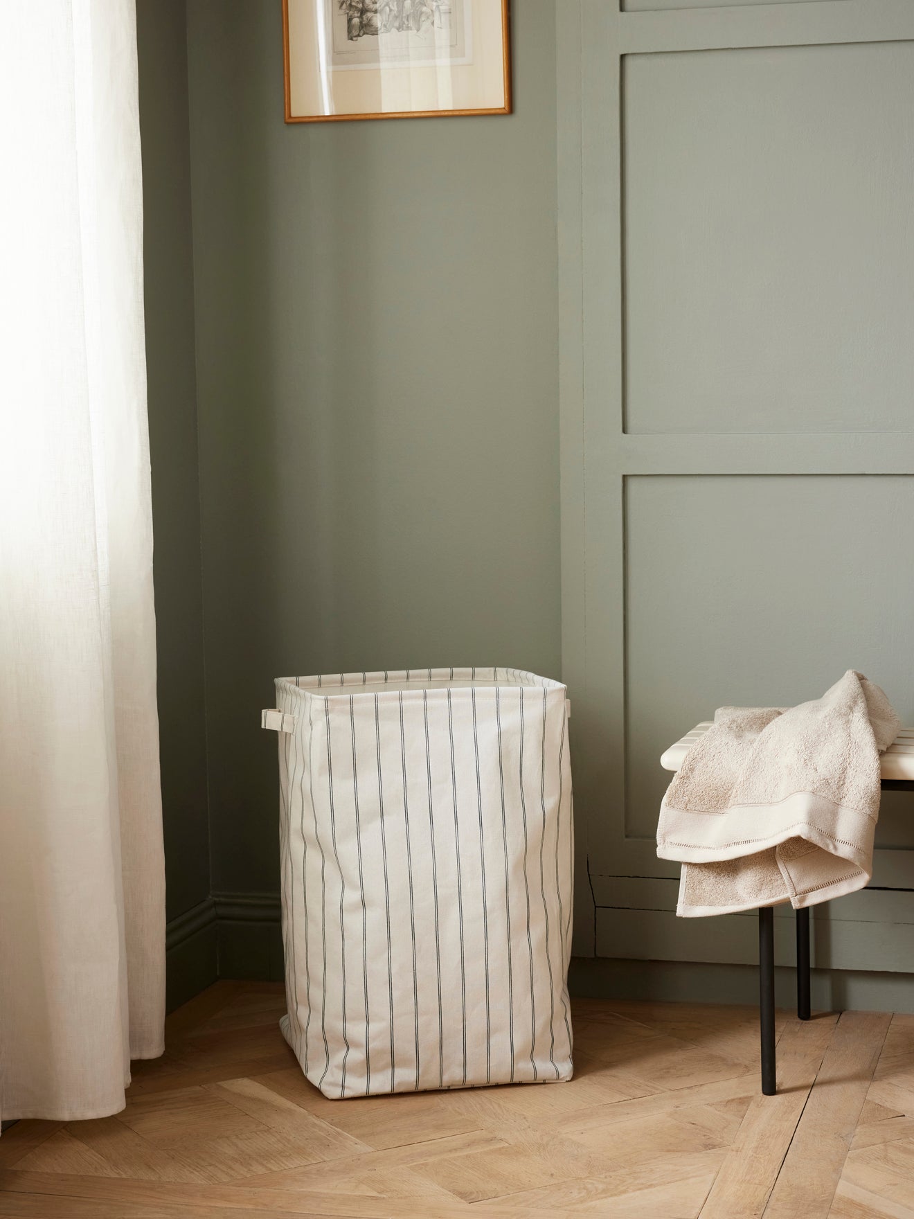 Wäschekorb aus Tuch