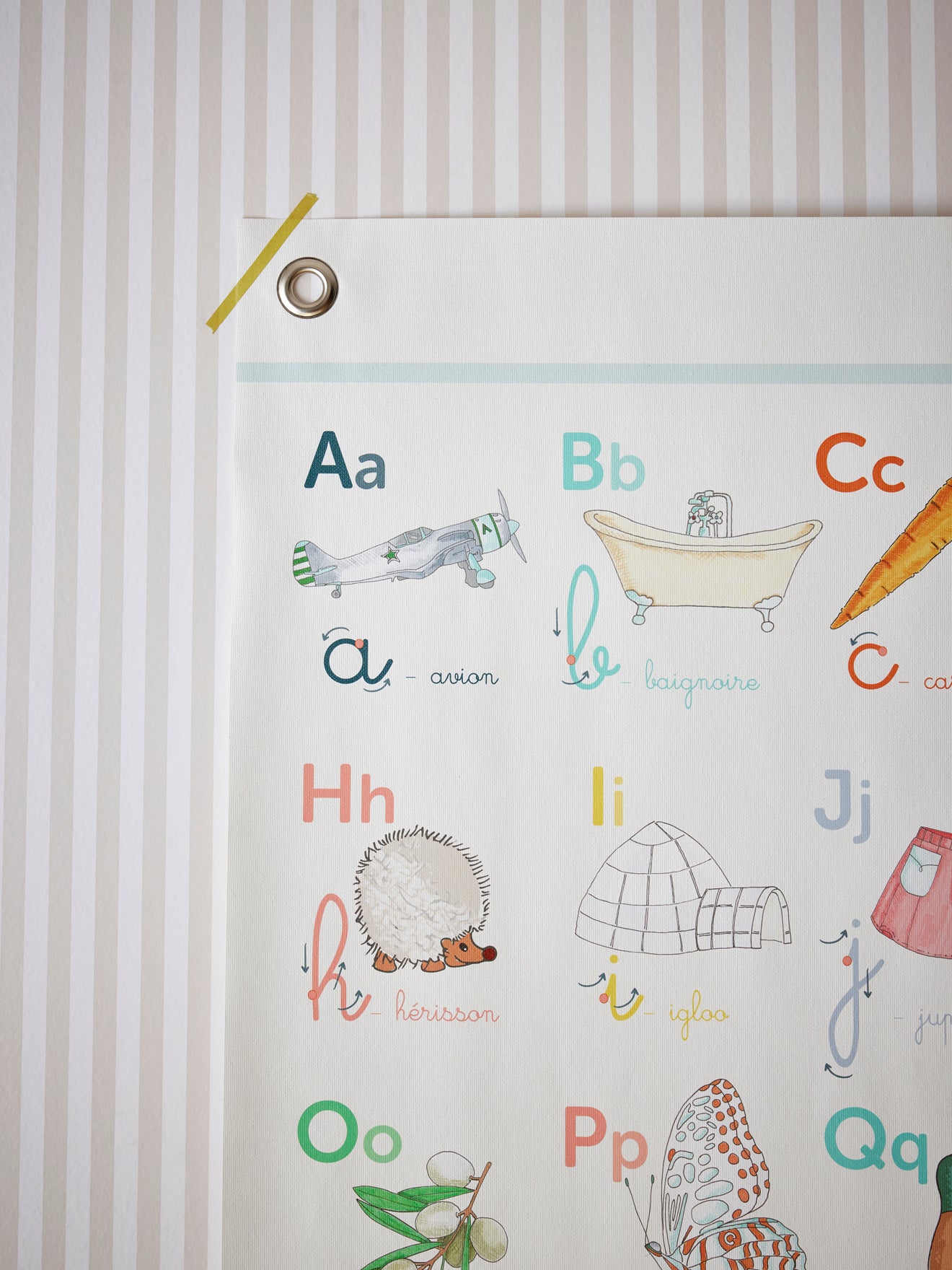 Alphabet-Poster - Les Jolies Planches-Kollektion
