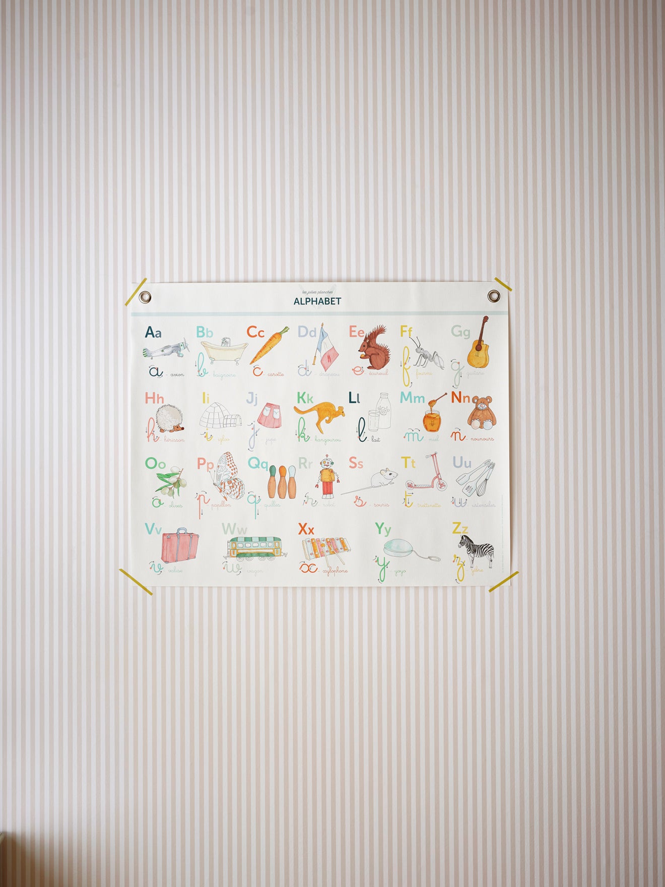 Alphabet-Poster - Les Jolies Planches-Kollektion