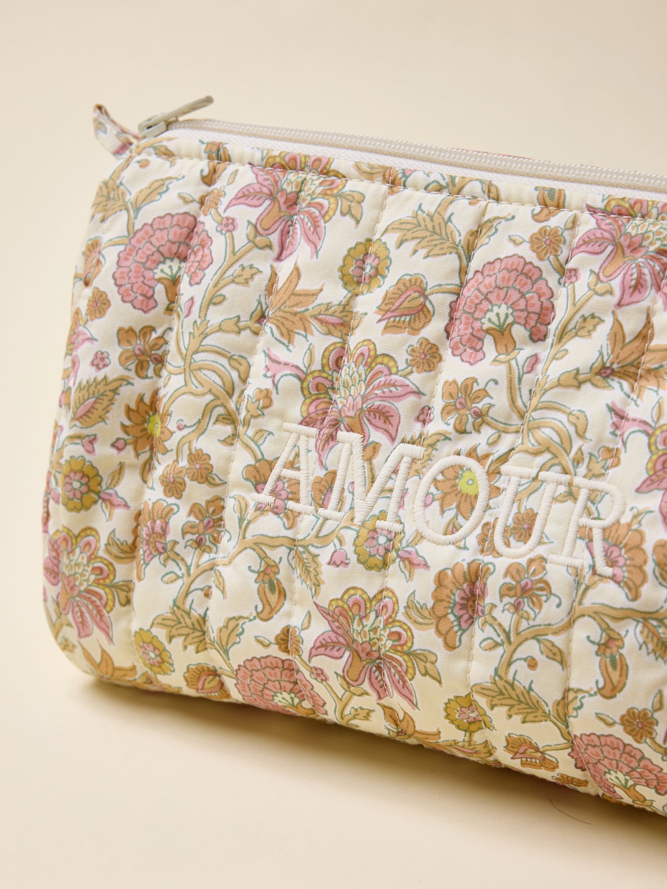 Trousse de toilette en percale de coton