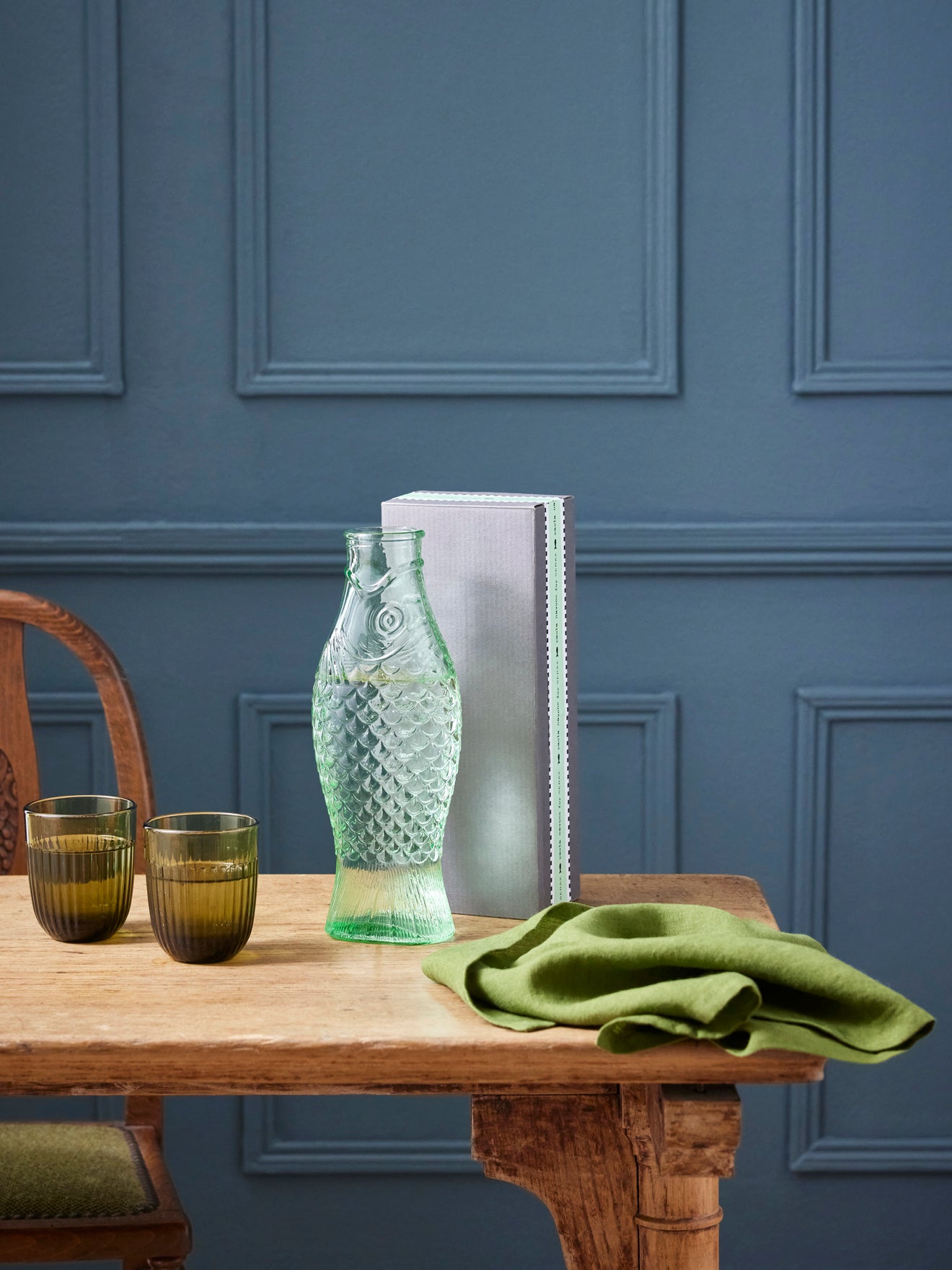 Carafe en verre Fish & Fish - Collection Serax