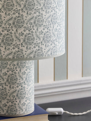 Tischlampe aus Baumwolle - Géraldine-Print