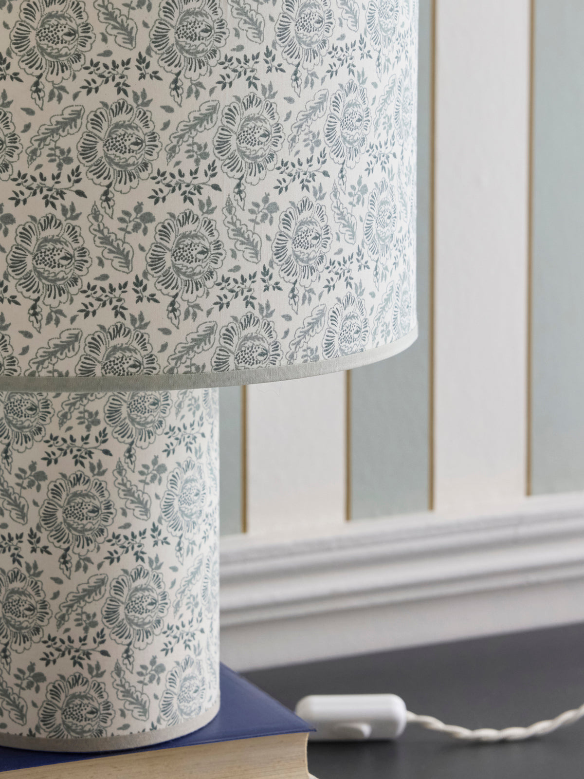 Tischlampe aus Baumwolle - Géraldine-Print