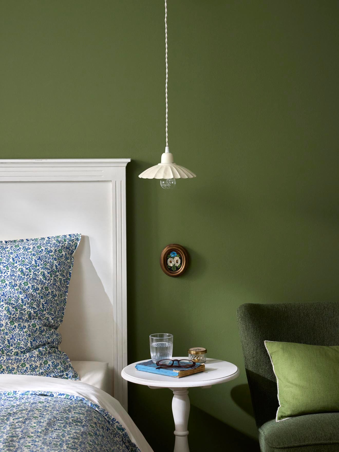 Hängeleuchte Aline aus emailliertem Metall - kleines Modell