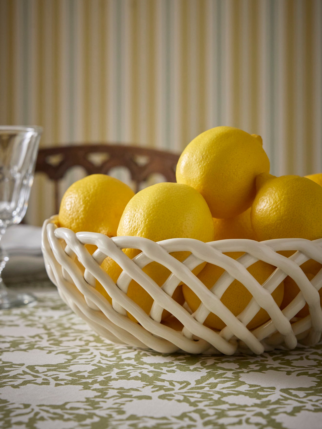 Corbeille à fruits en céramique