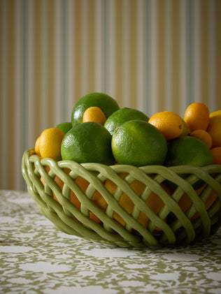 Corbeille à fruits en céramique