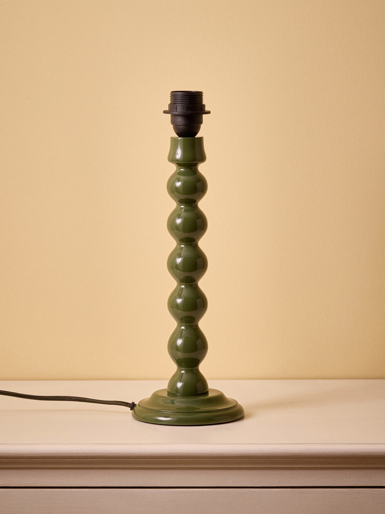 Pied de lampe en bois Bertille - Moyen Modèle