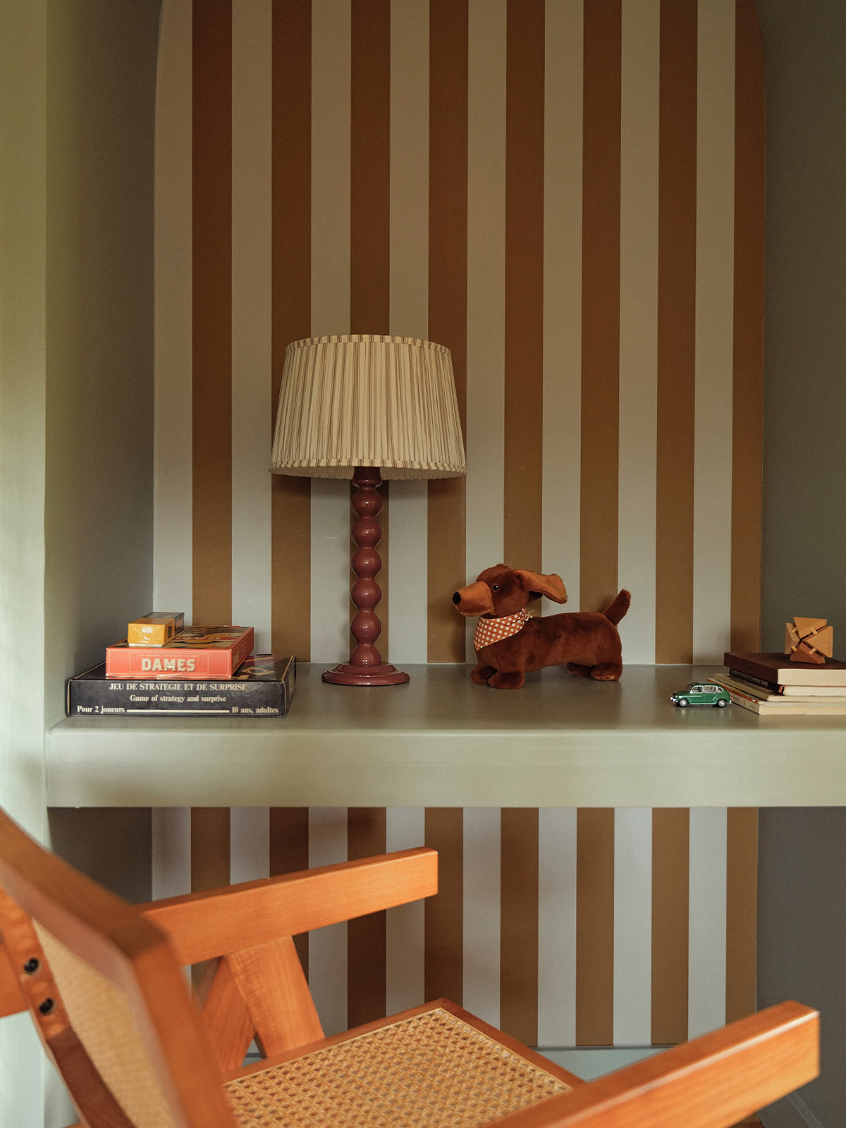 Lampenfuss aus Holz – mittleres Modell Bertille