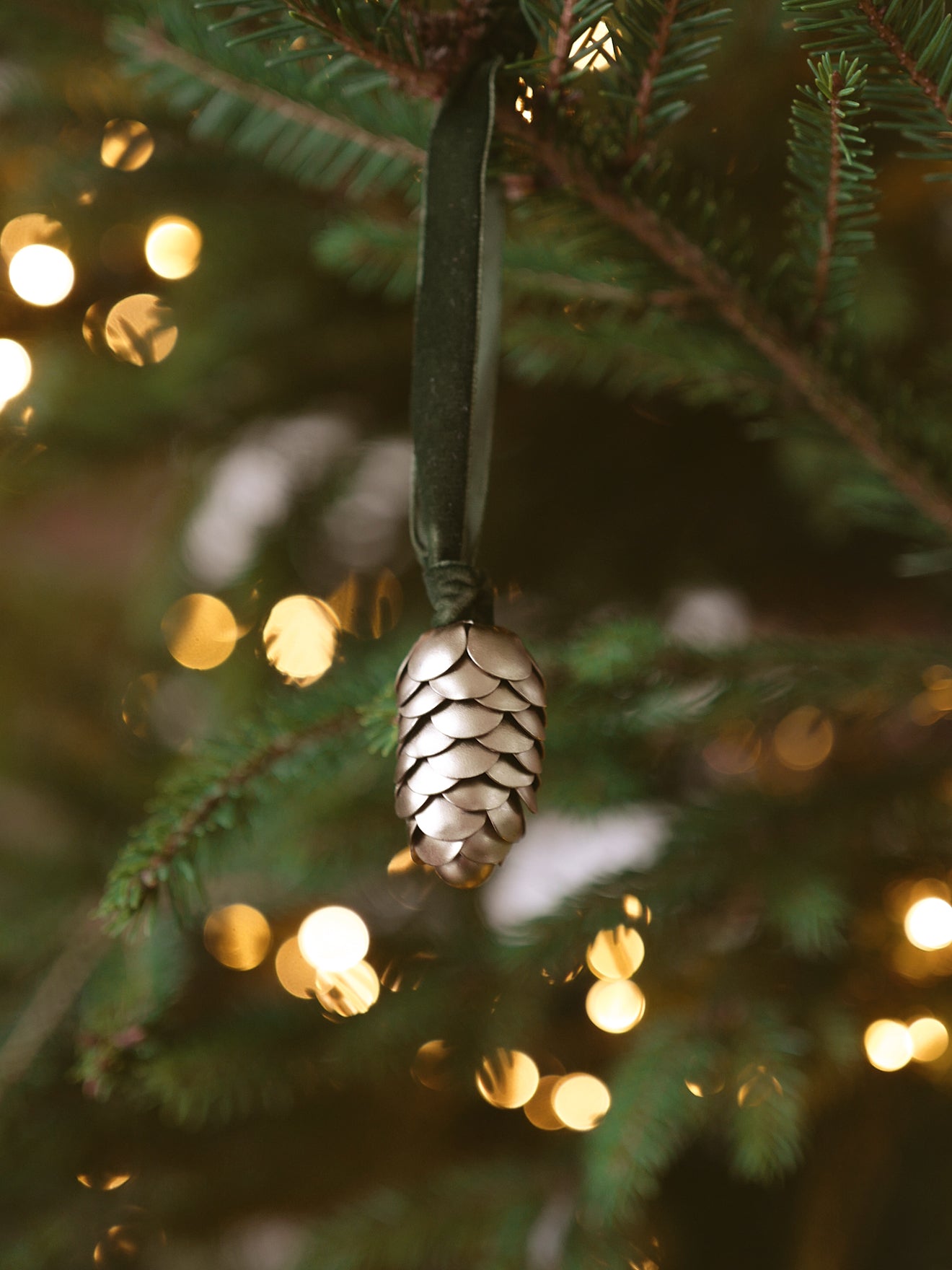 Tannenzapfen zum Aufhängen, 3er-Set