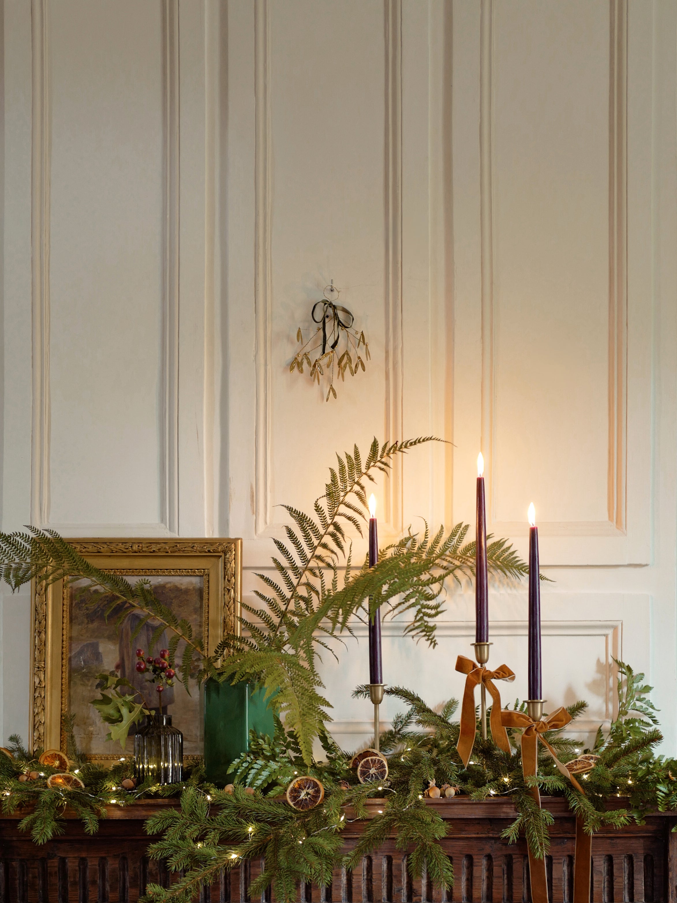 Bouquet de gui à suspendre