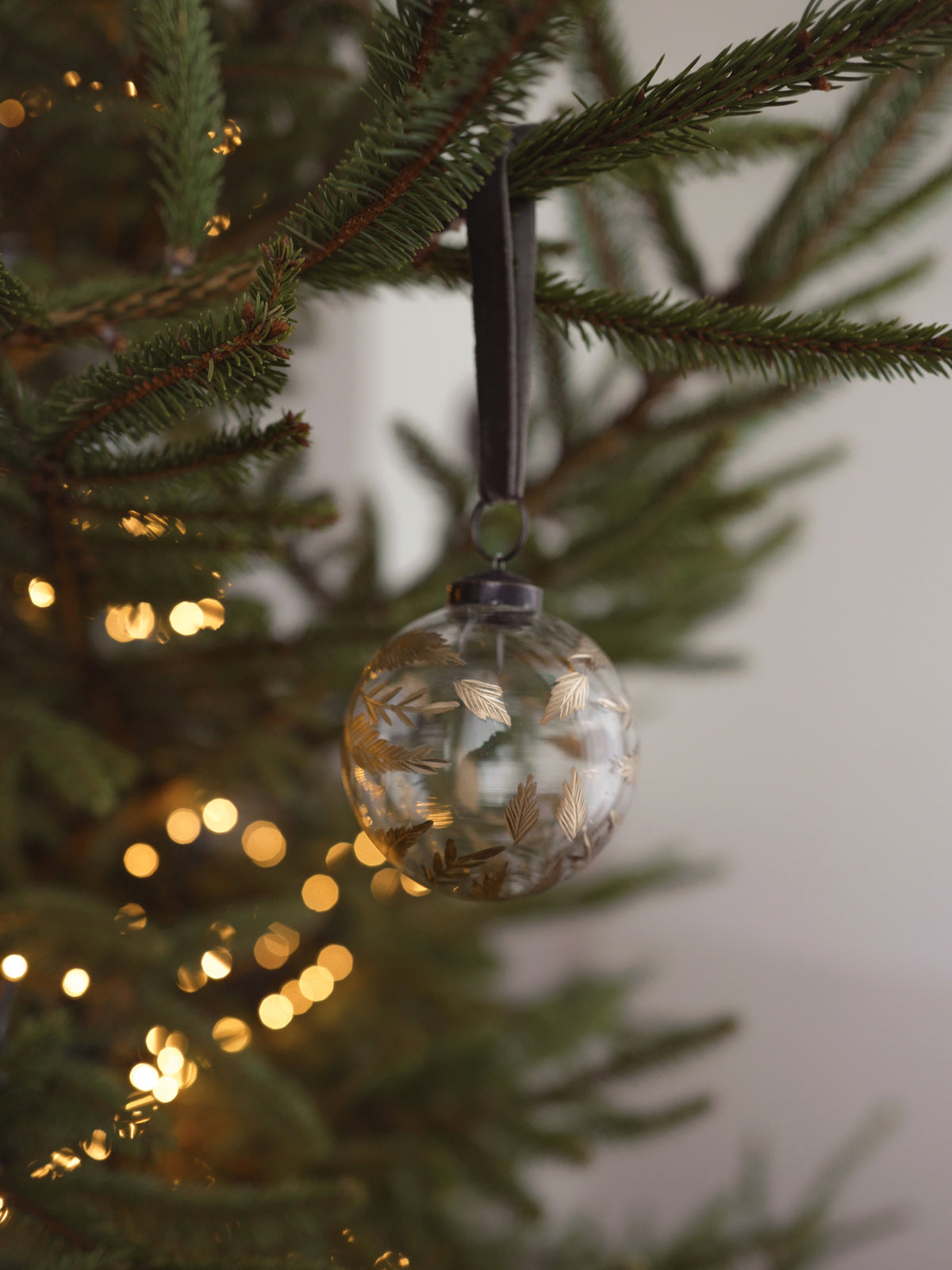 Weihnachtskugeln aus Glas, handbemalt, 3er-Set