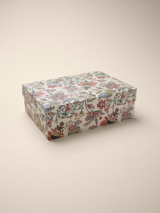 Décoration sapin en verre strié par lot de 6