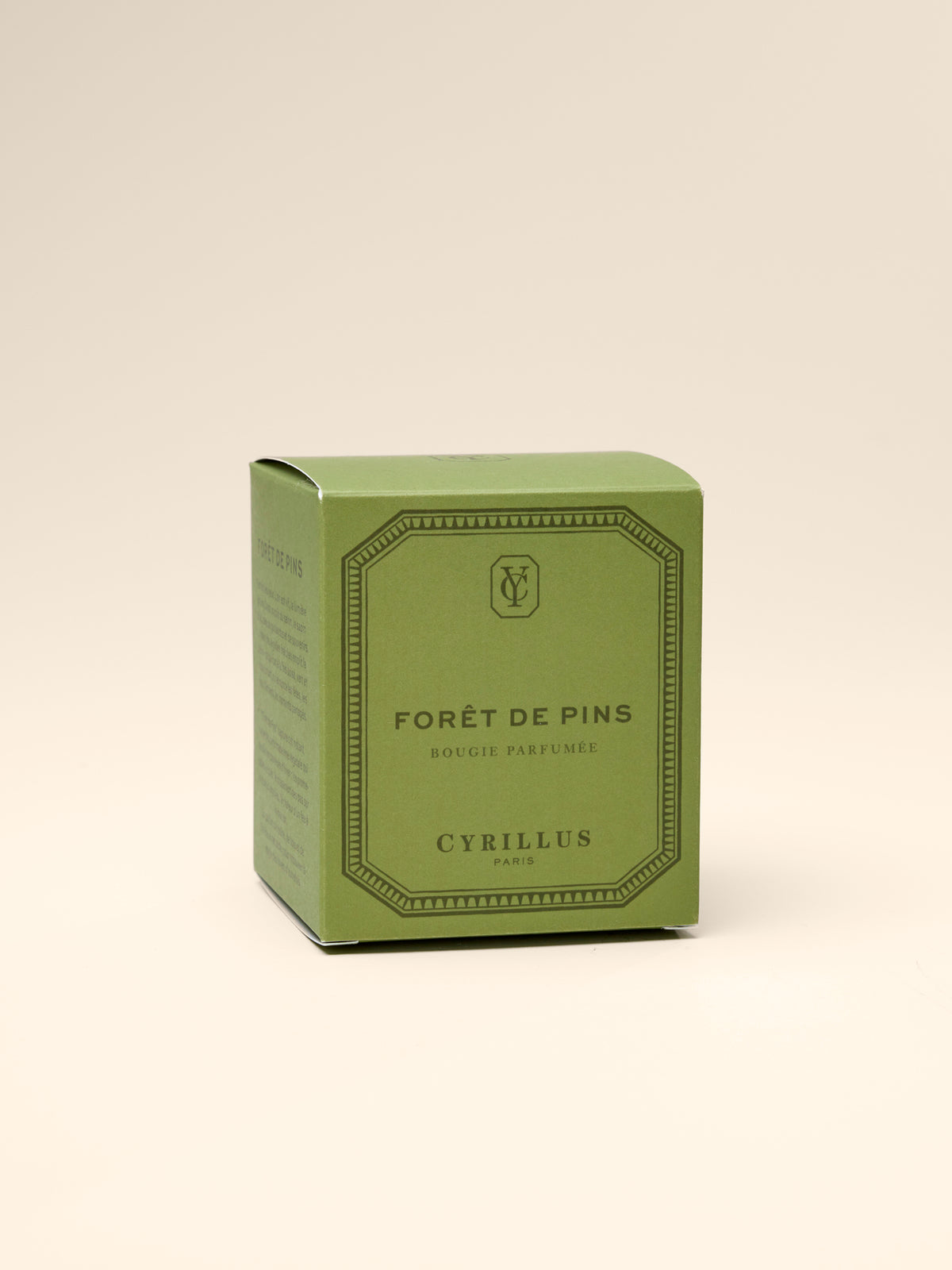 Bougie de Noël - Forêt de pins