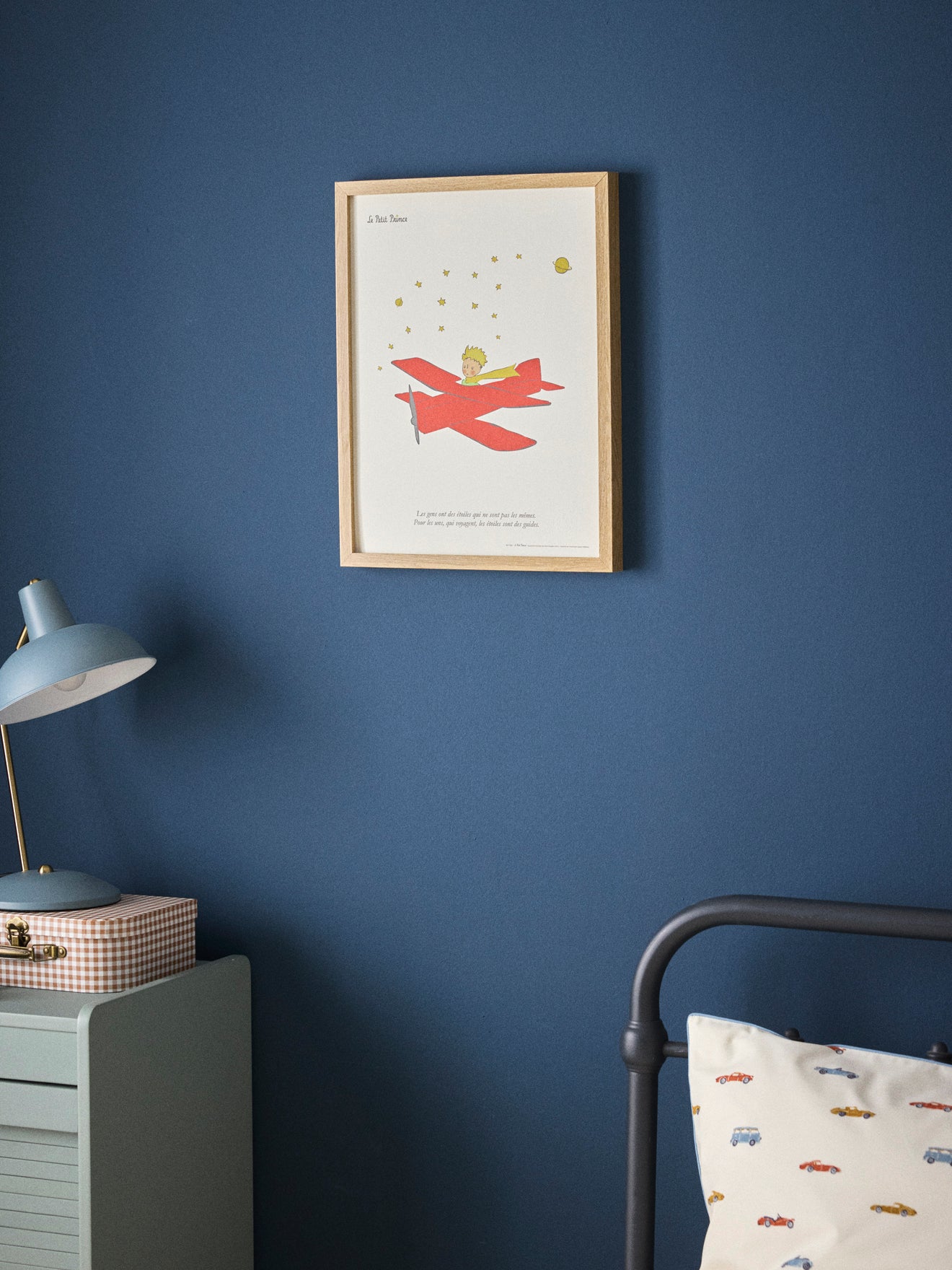 Affiche Kleiner Prinz Flugzeug - Oneart