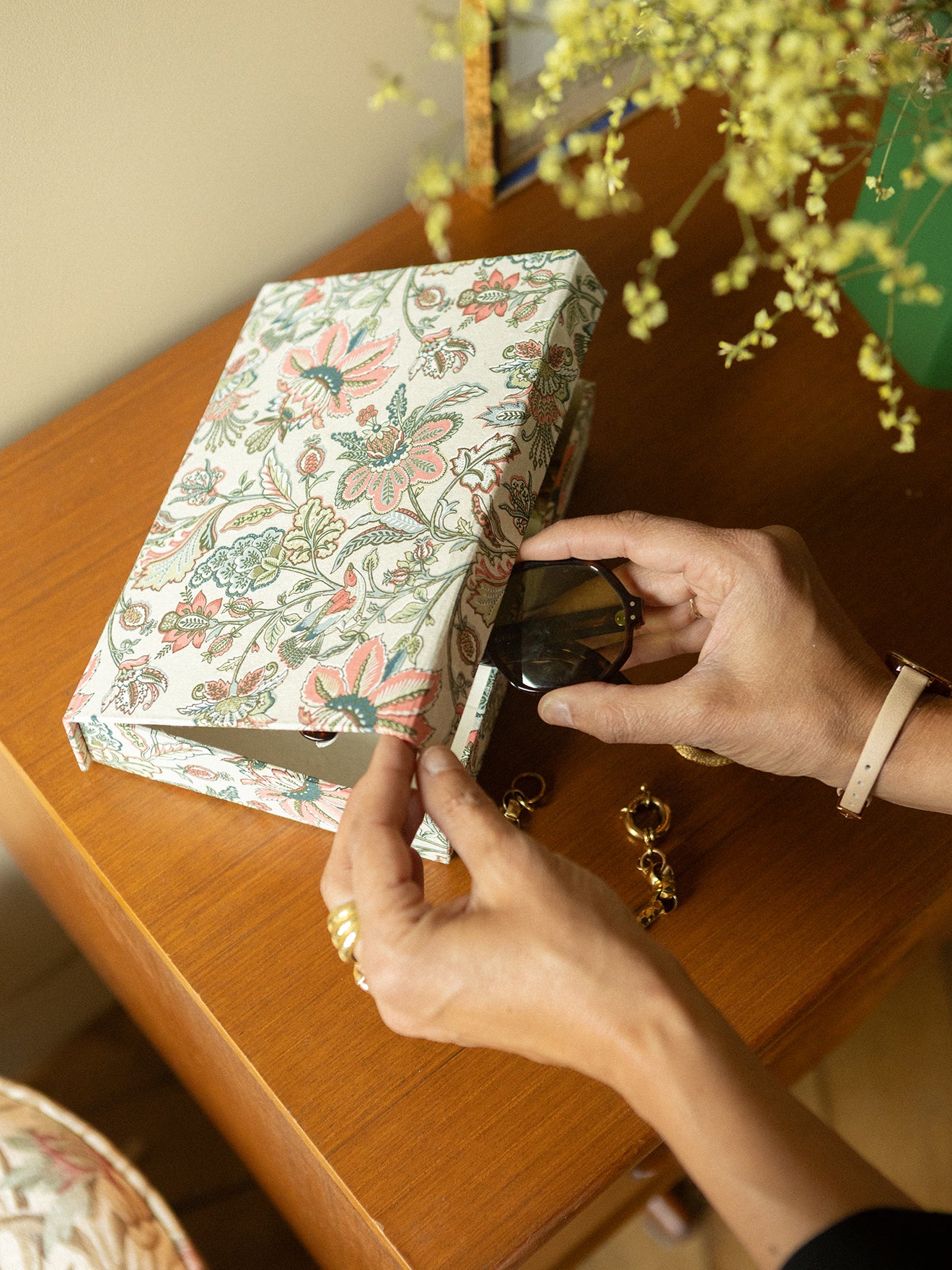 Schmuckkästchen aus Papier « Augustine »