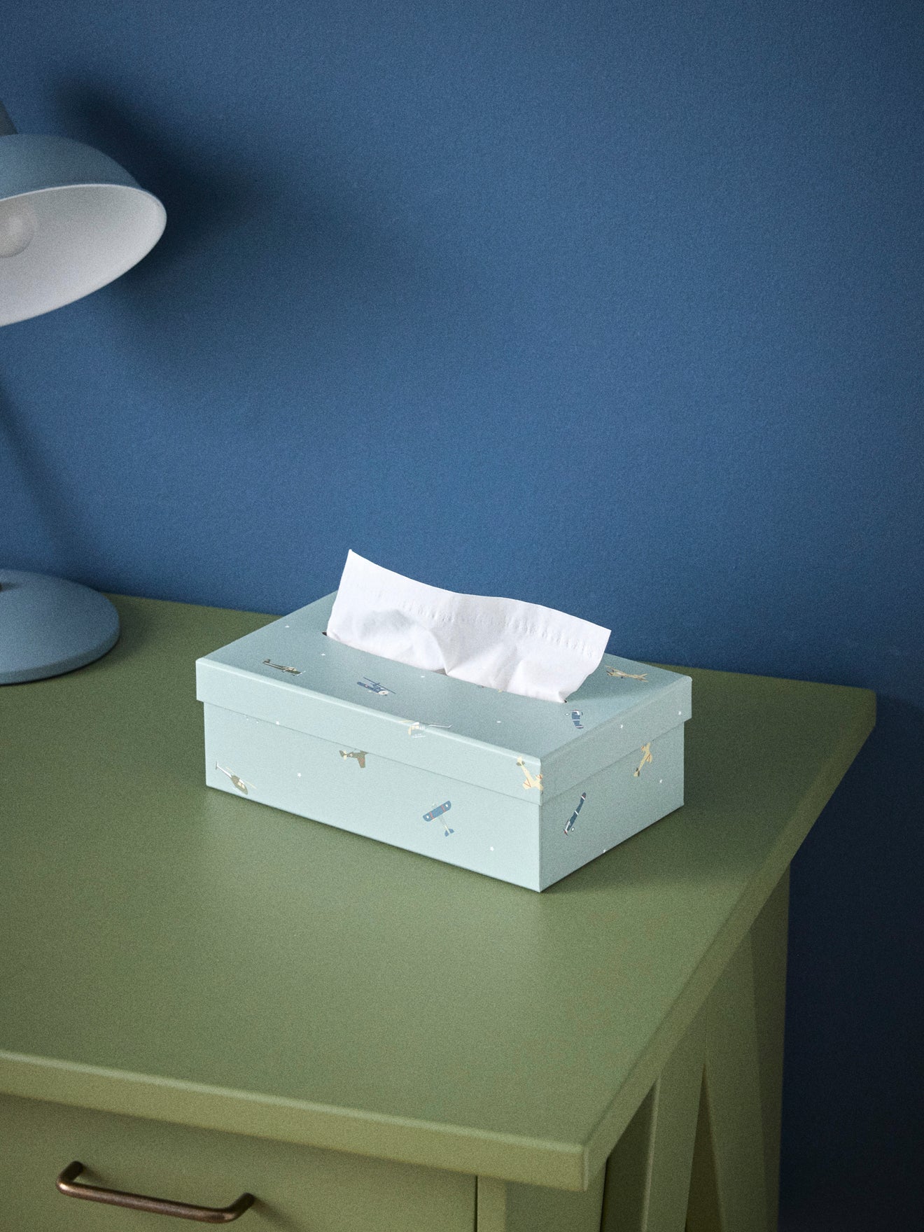 Papiertaschentuchbox mit Druck