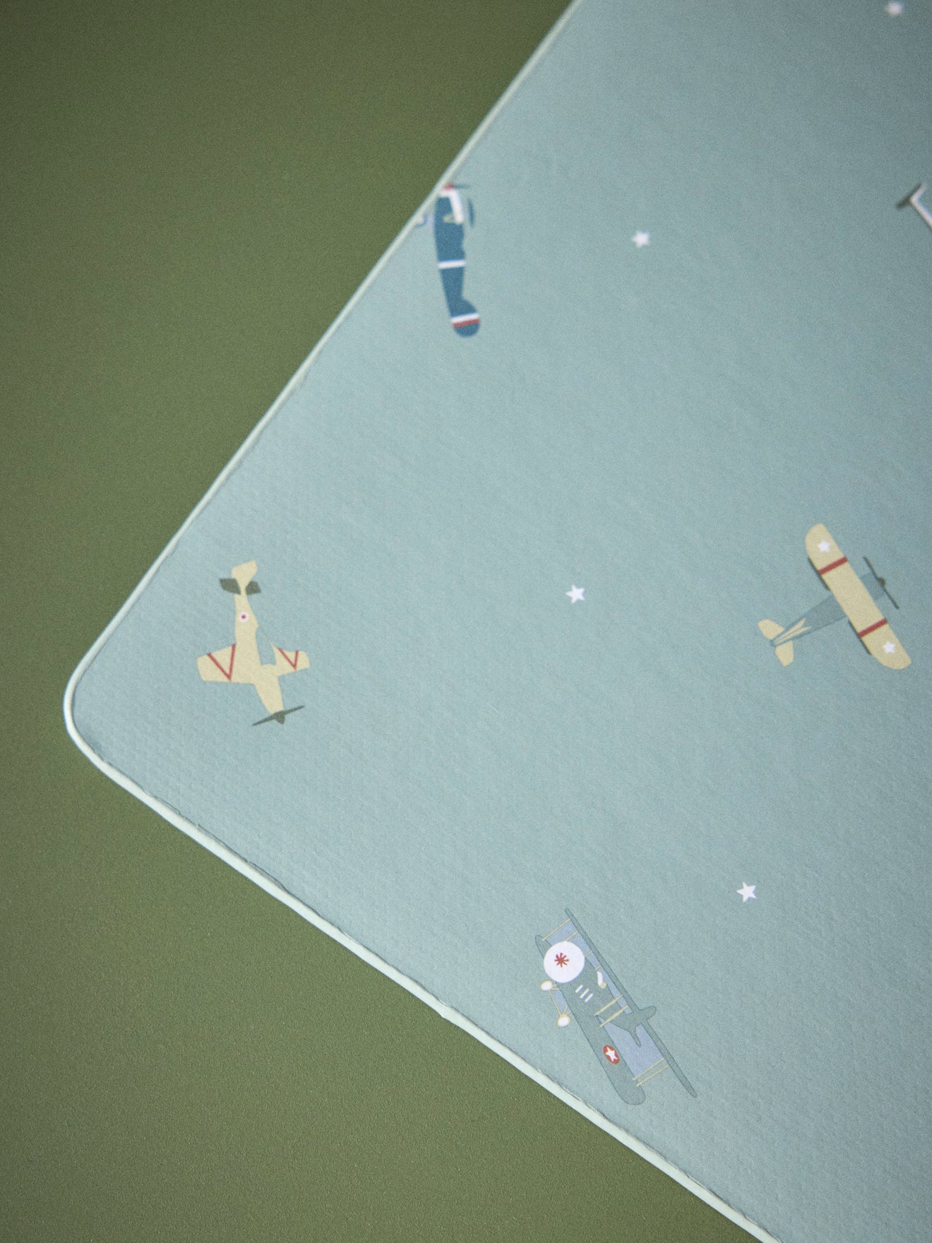 Untersetzer aus bedrucktem Papier