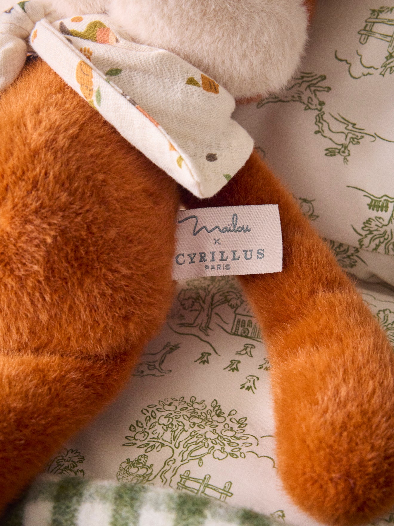 Kuscheltier « Fuchs Lazare » – Kollektion Cyrillus X Maïlou Tradition