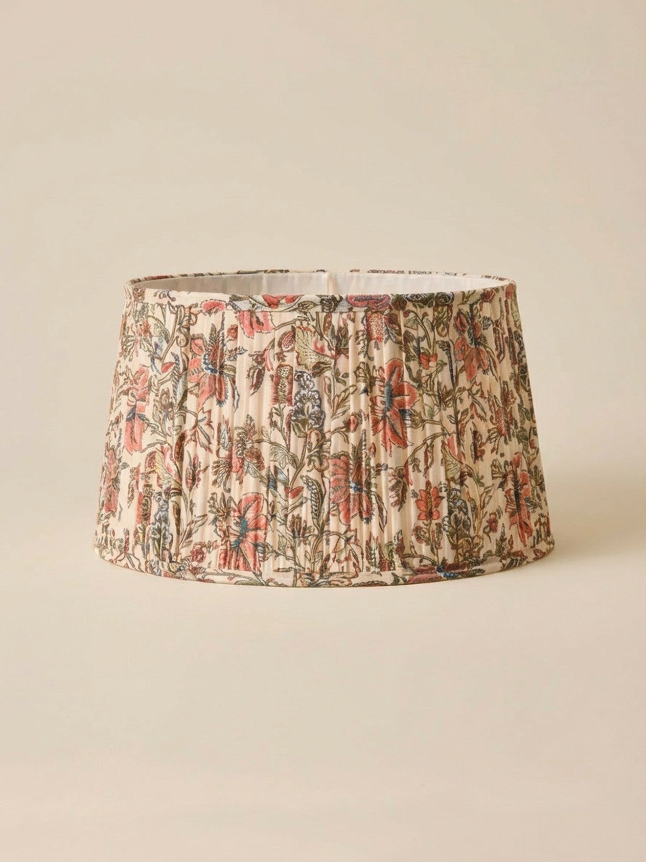 Lampenschirm mit Plissees – kleines Modell mit Persia-Print