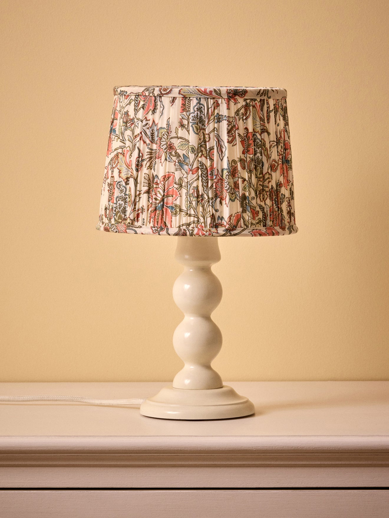 Lampenschirm mit Plissees – kleines Modell mit Persia-Print