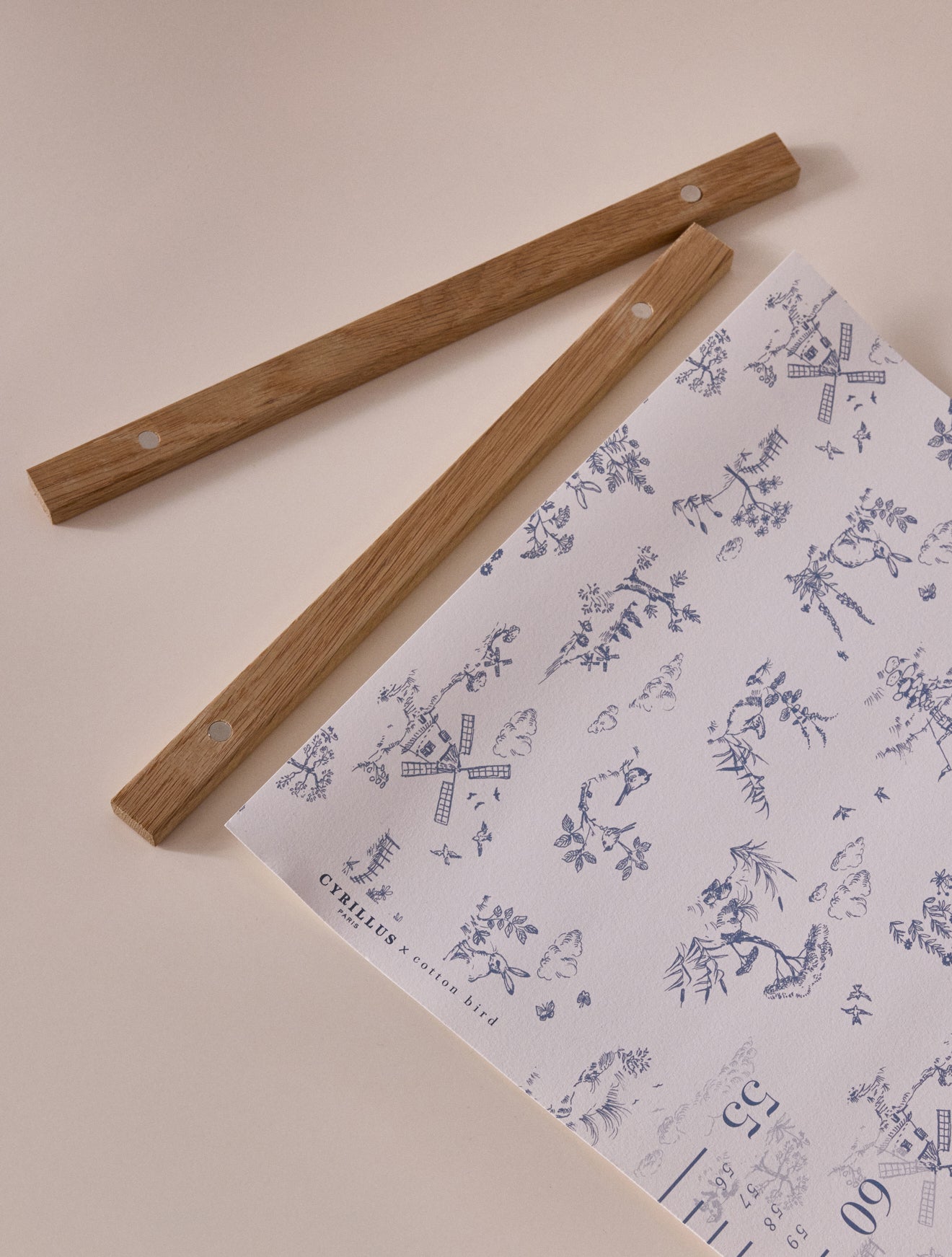 Messlatte im Toile-de-Jouy-Stil von Cotton Bird