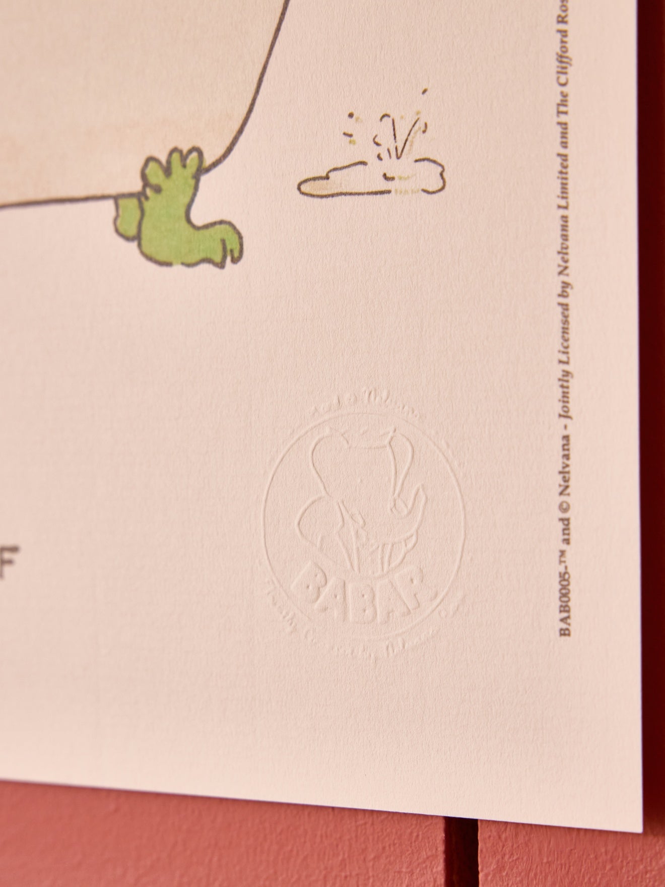 Poster „Babar in der Badewanne“ – Cyrillus X Oneart