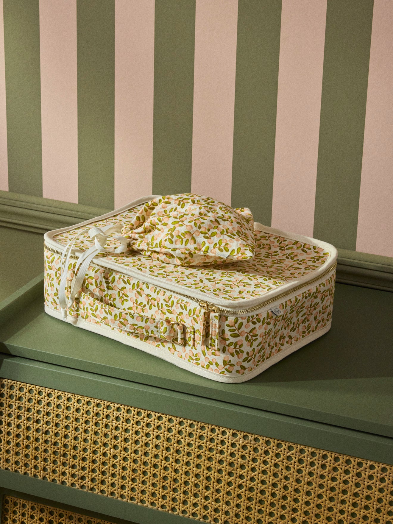 Stoffkoffer - bedruckt Albertine