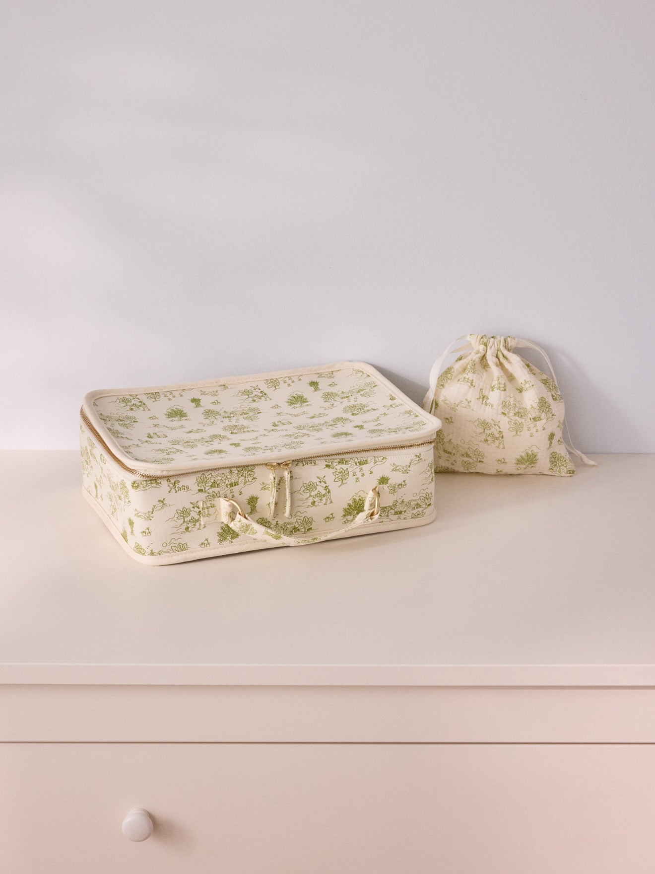 Stoffkoffer - bedruckt Albertine