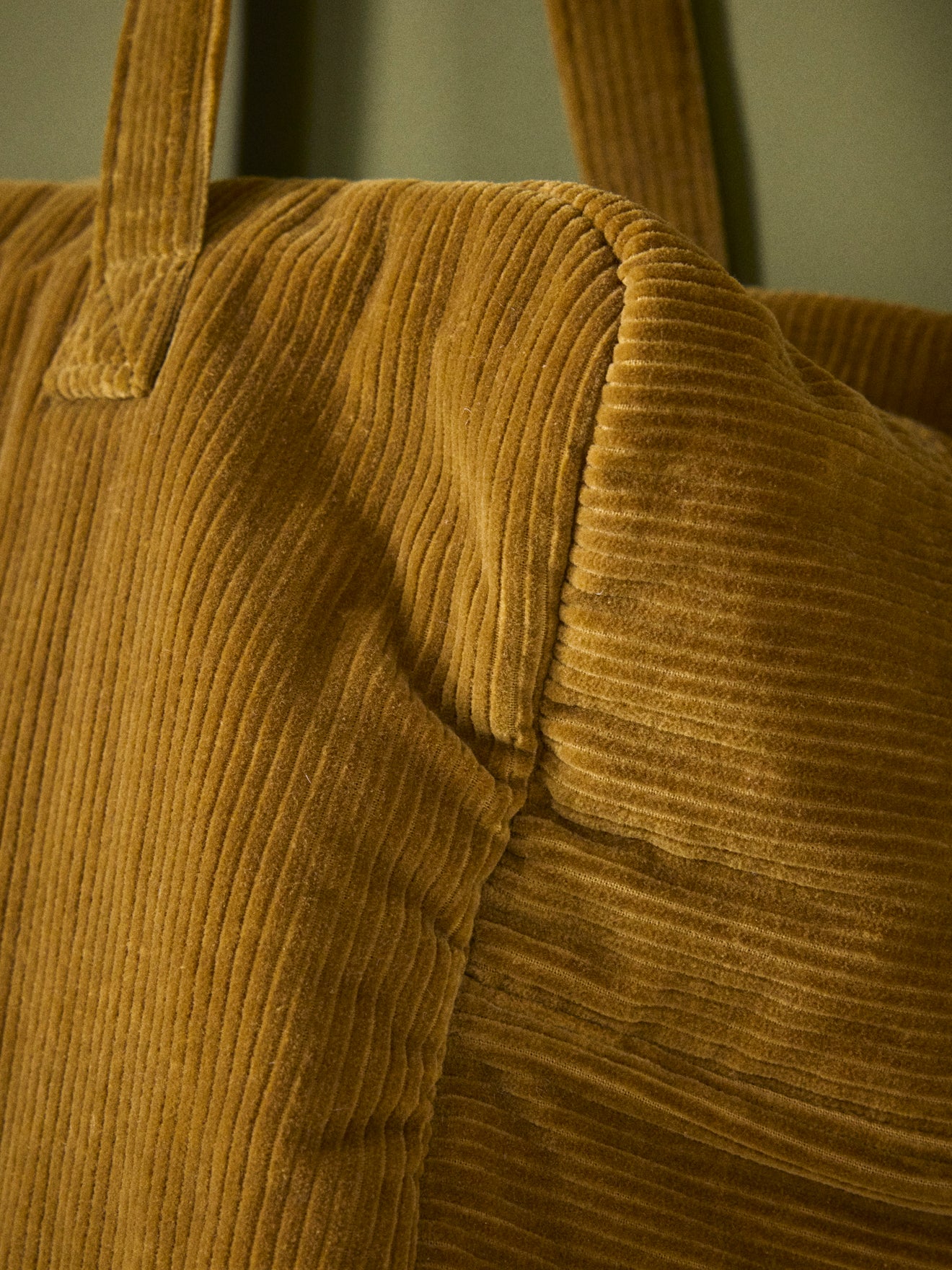 Sac Wochenende gesteppt aus Corduroy