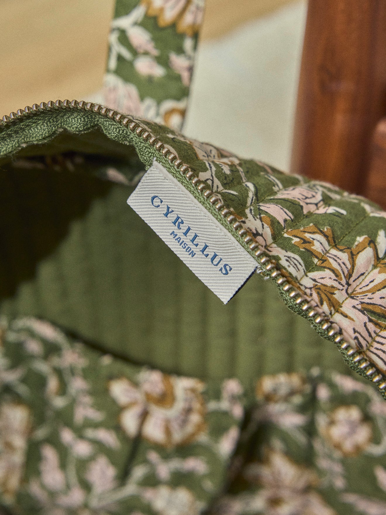 Sac week-end matelassé en tissu indien Anika