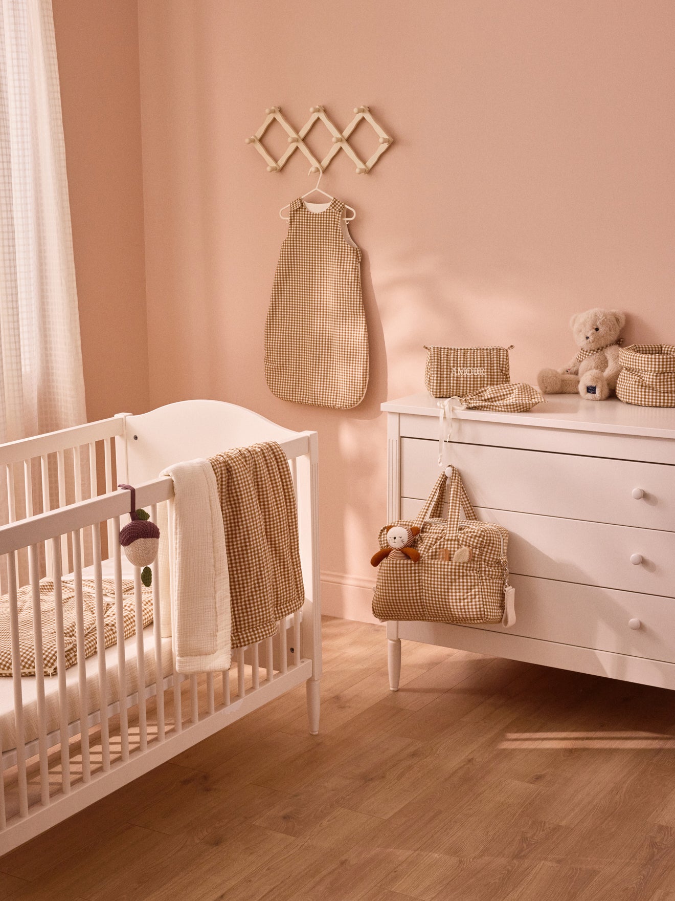 Pochon matelassé vichy