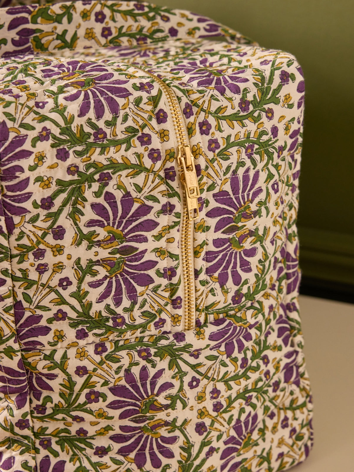 Wochenendtasche mit Mysore-Print