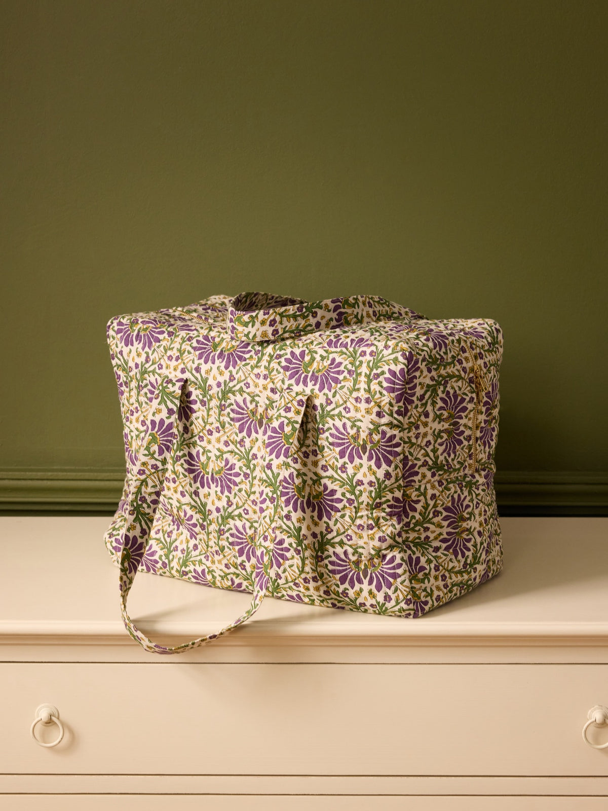 Wochenendtasche mit Mysore-Print