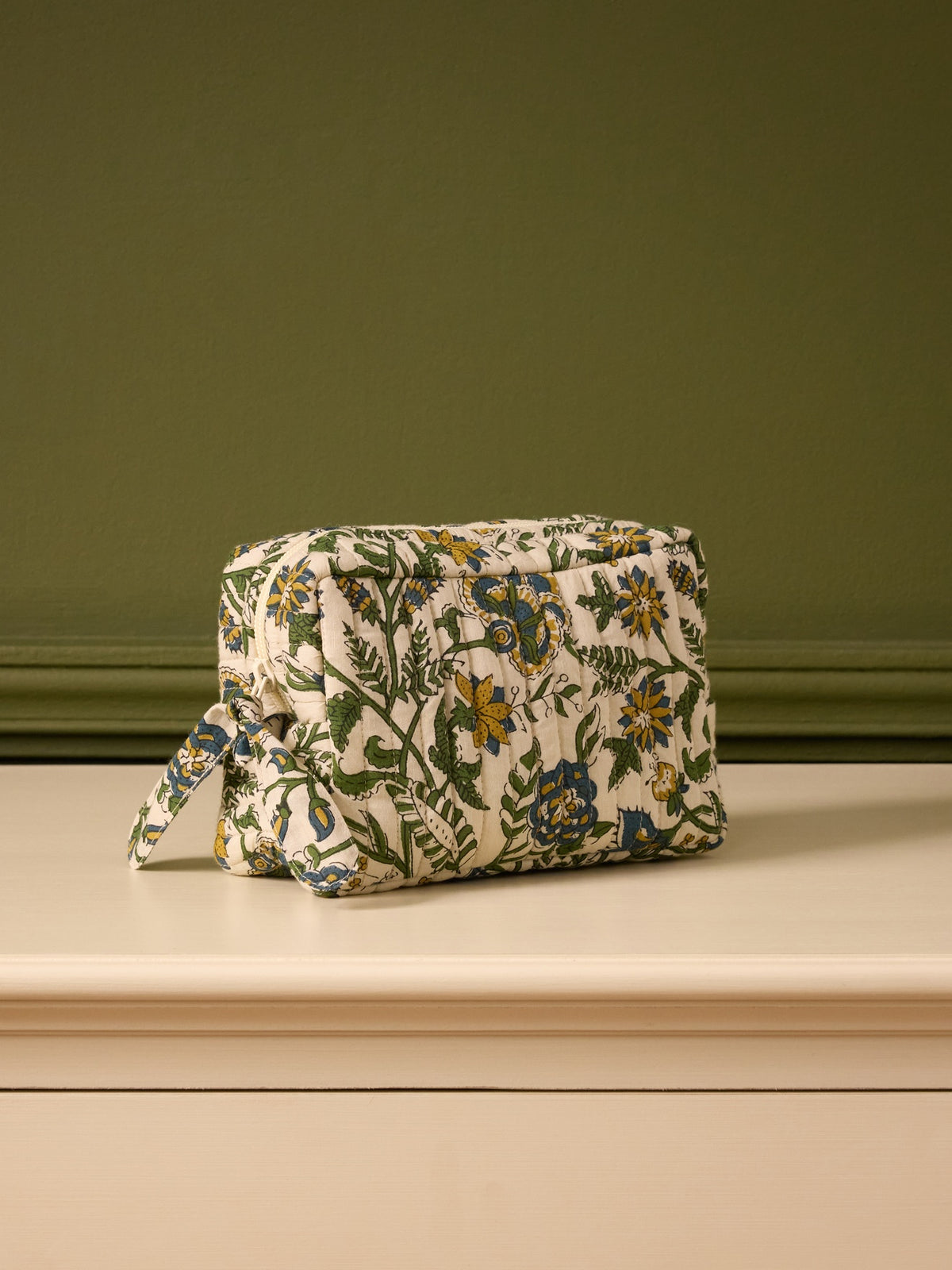 Trousse de toilette imprimé indien