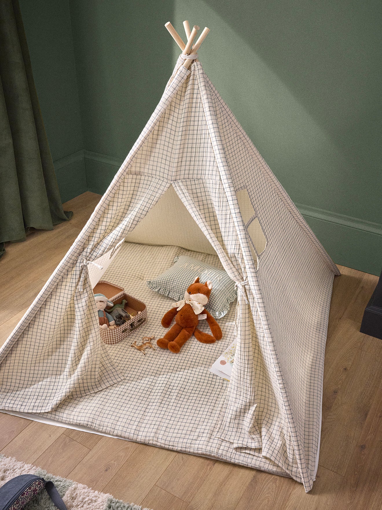 Kinder-Zelt Charly aus Baumwollgaze