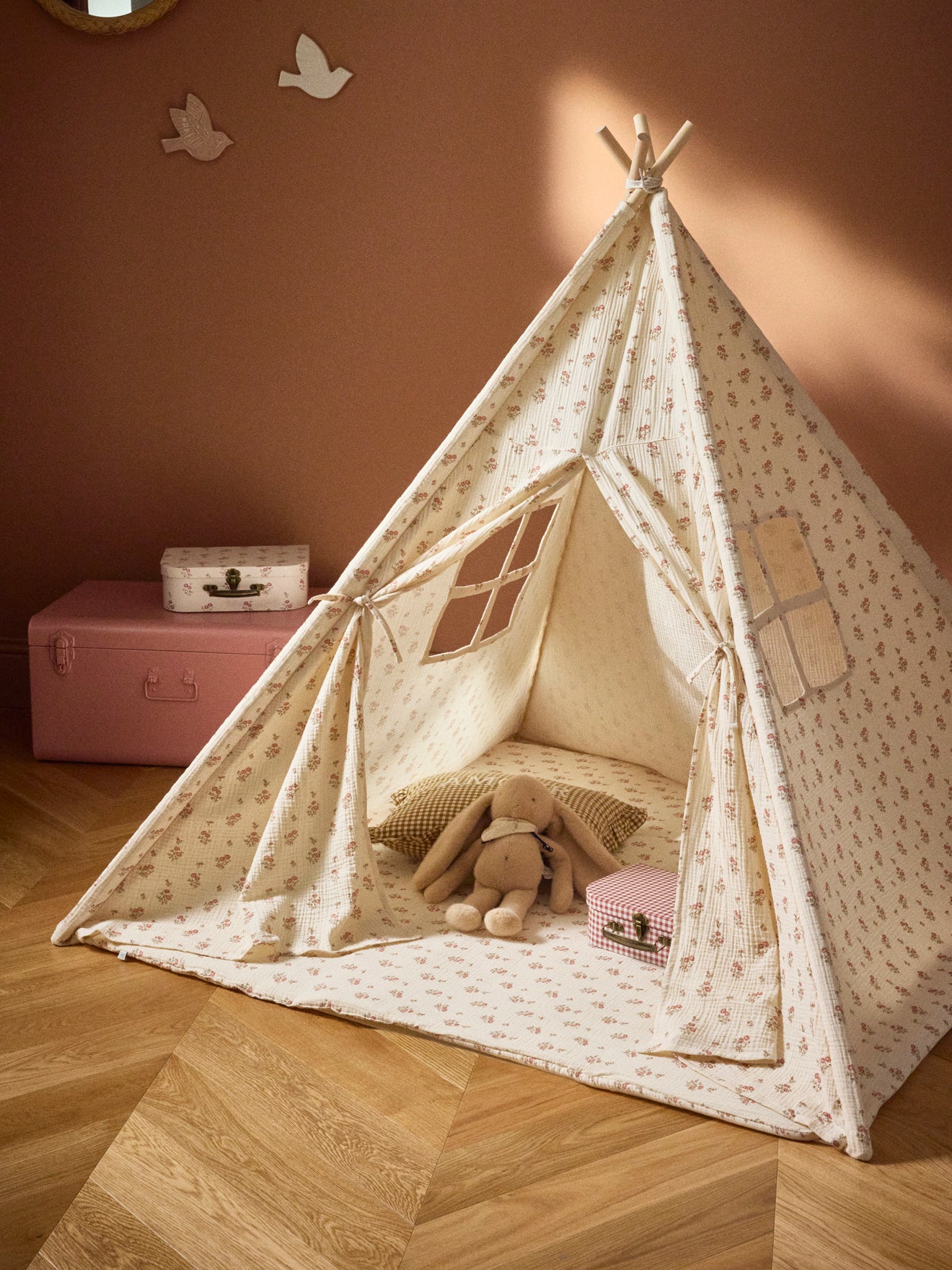 Kinder-Zelt Charly aus Baumwollgaze