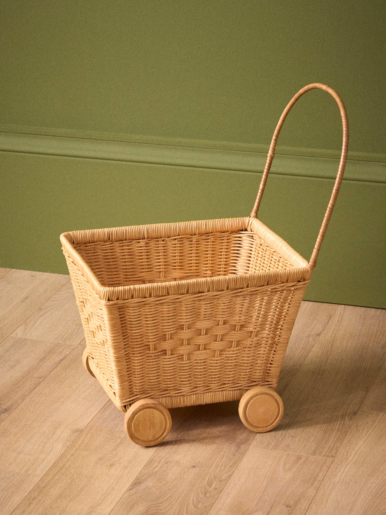 Kinderwagen aus Rattan