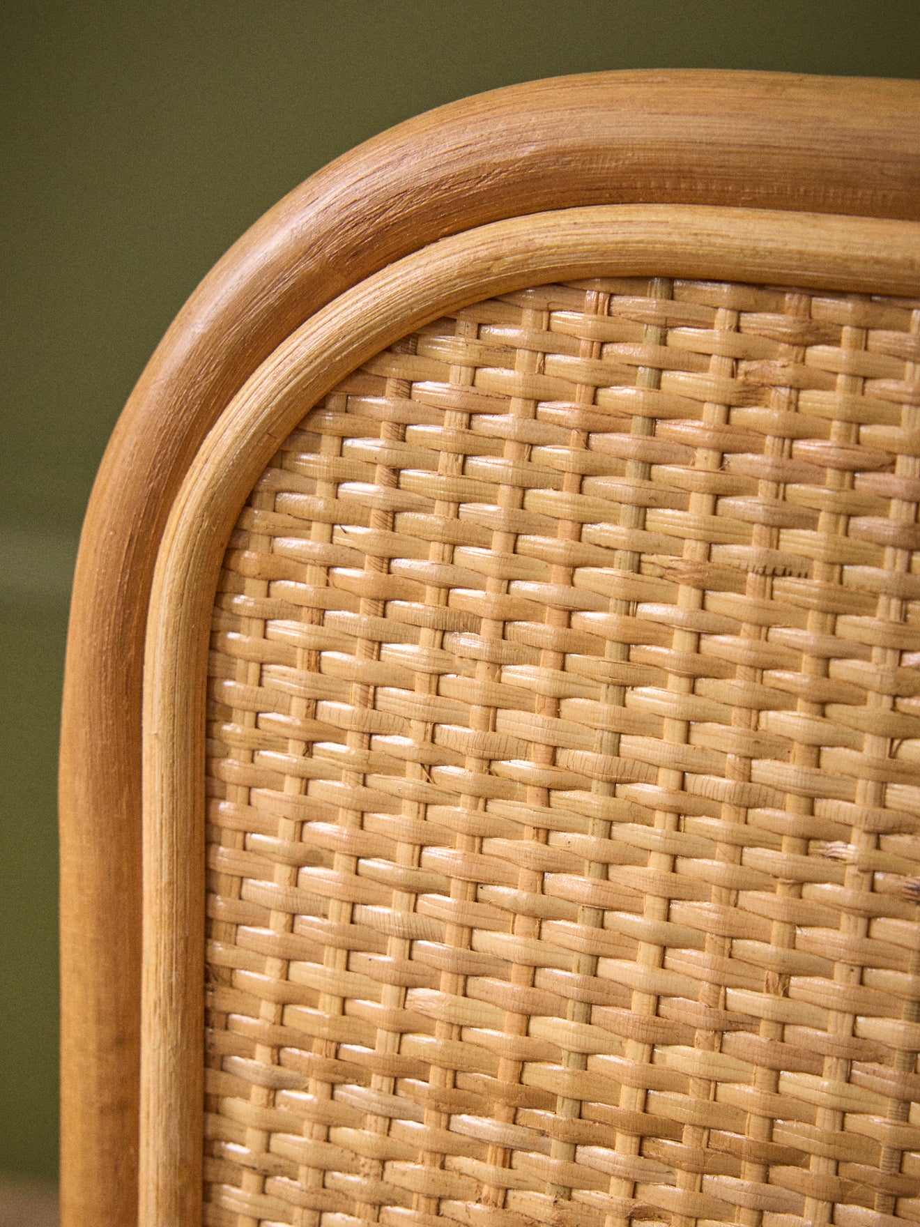 Hochstuhl aus Rattan für Puppen