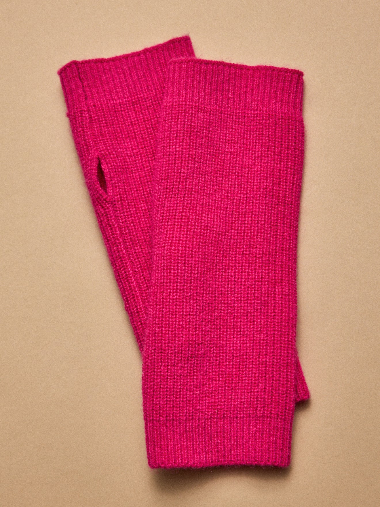 Fingerlose Handschuhe aus Wolle und Kaschmir für Damen