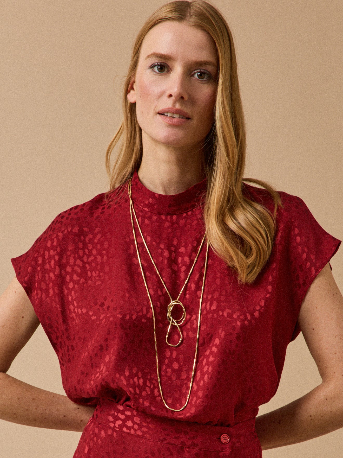 Lange Halskette « Skive » – Cyrillus X Chic Alors-Kollektion