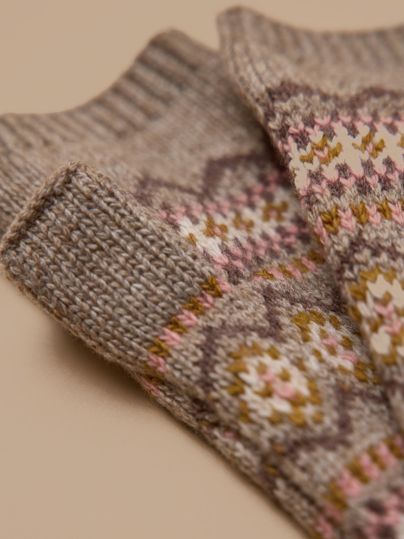 Mitaines jacquard femme