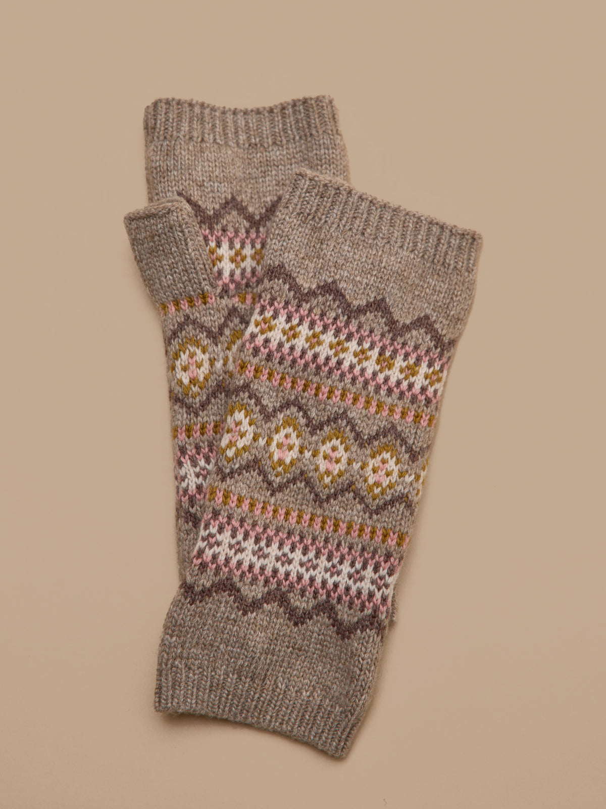 Mitaines jacquard femme