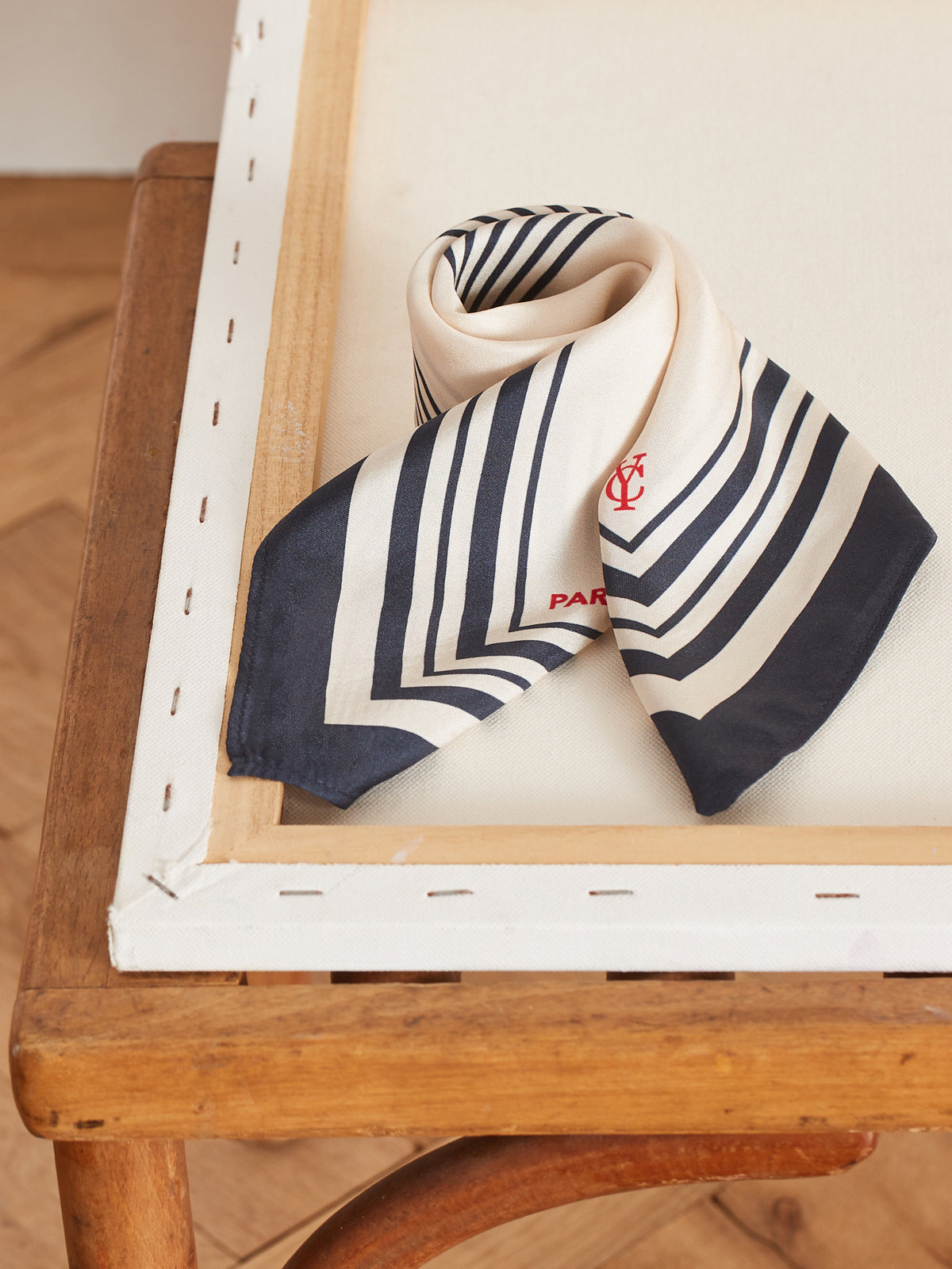 Eckiges Bandana aus Seide für Erwachsene - JO-Kollektion