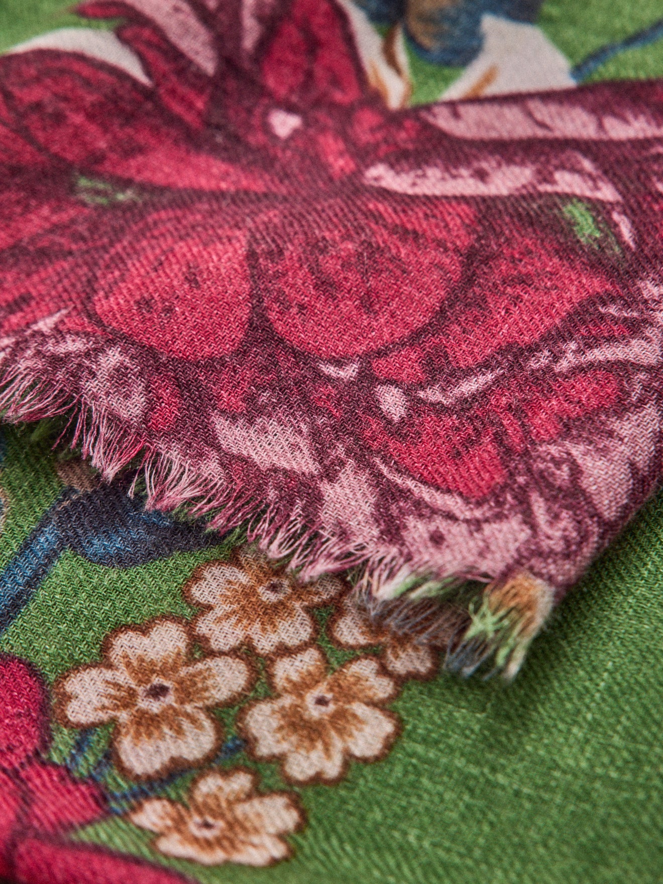 Bedruckter Wollschal Damen