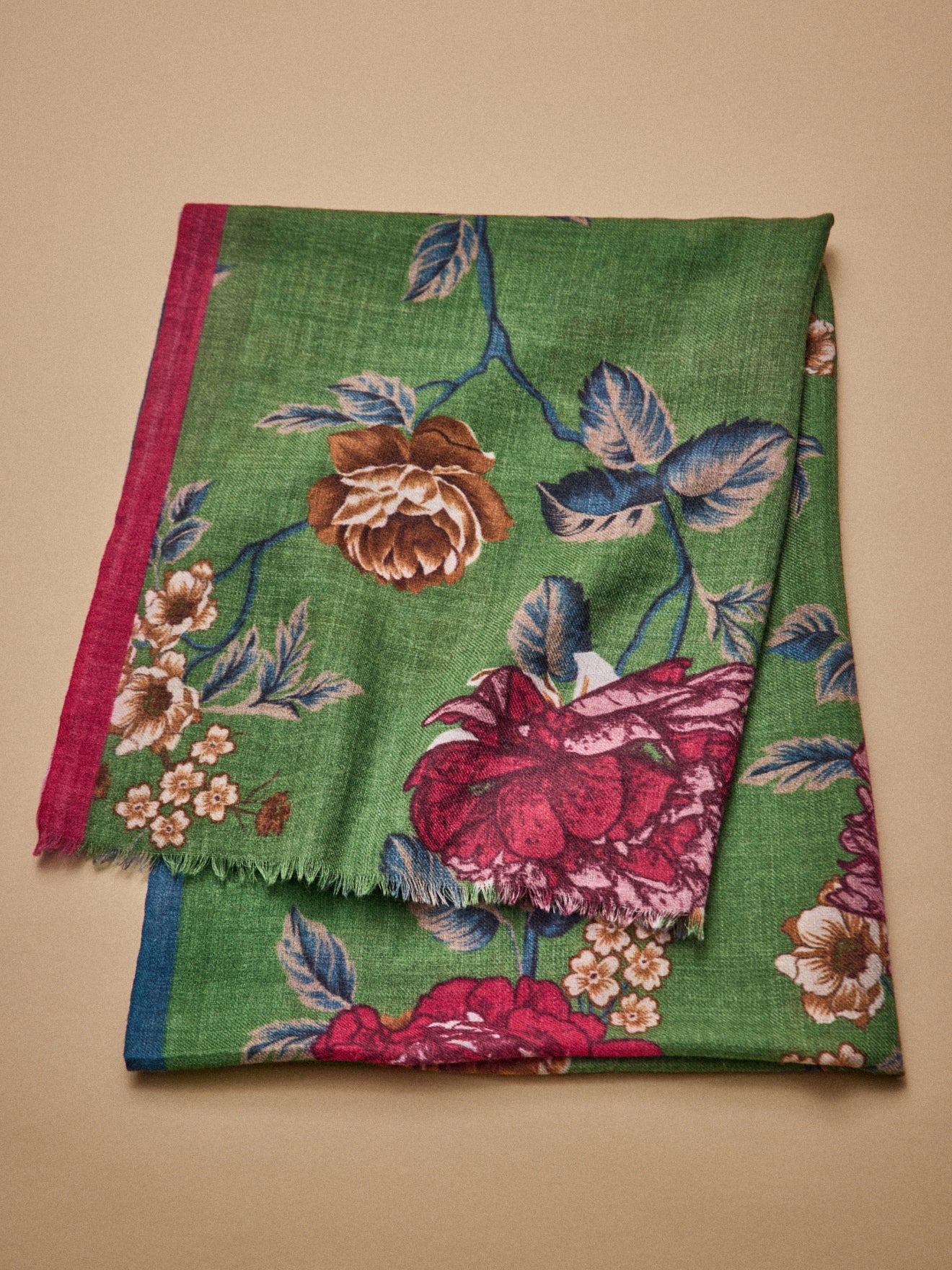 Bedruckter Wollschal Damen