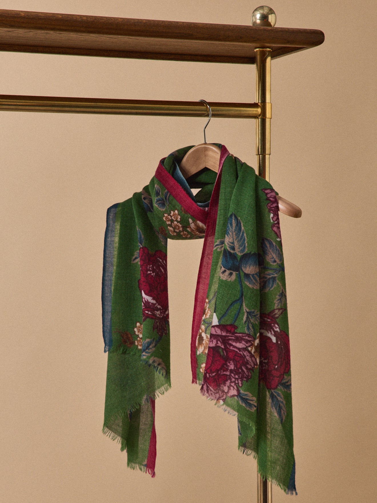 Bedruckter Wollschal Damen