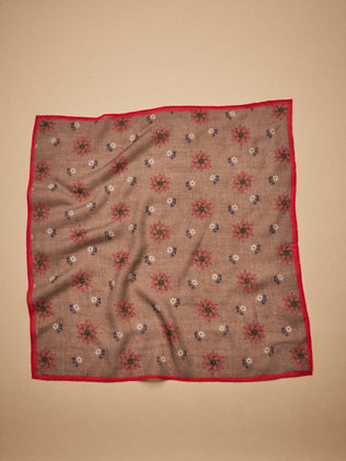 Bandana imprimé en laine femme