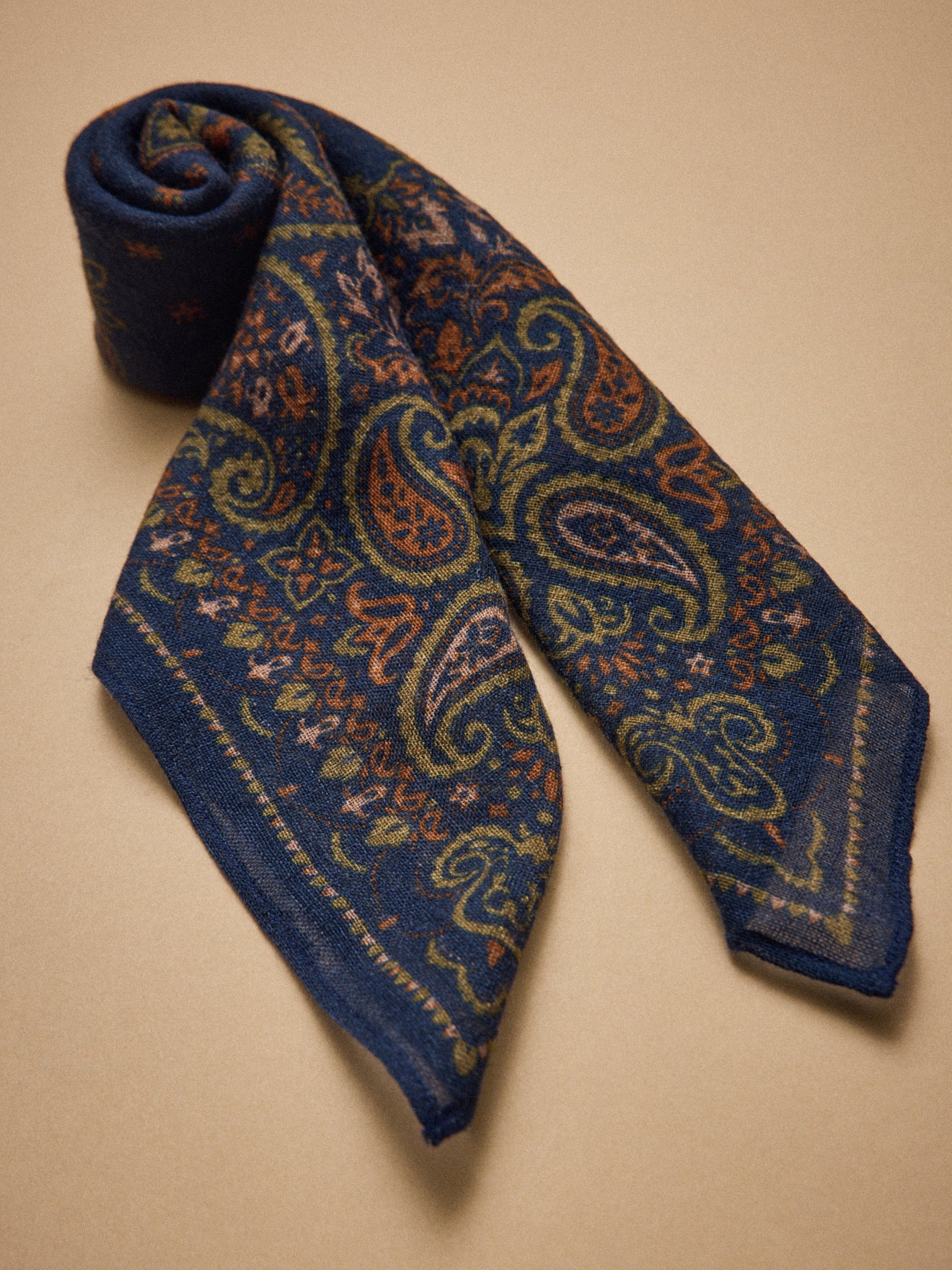 Bedrucktes Woll-Bandana Damen