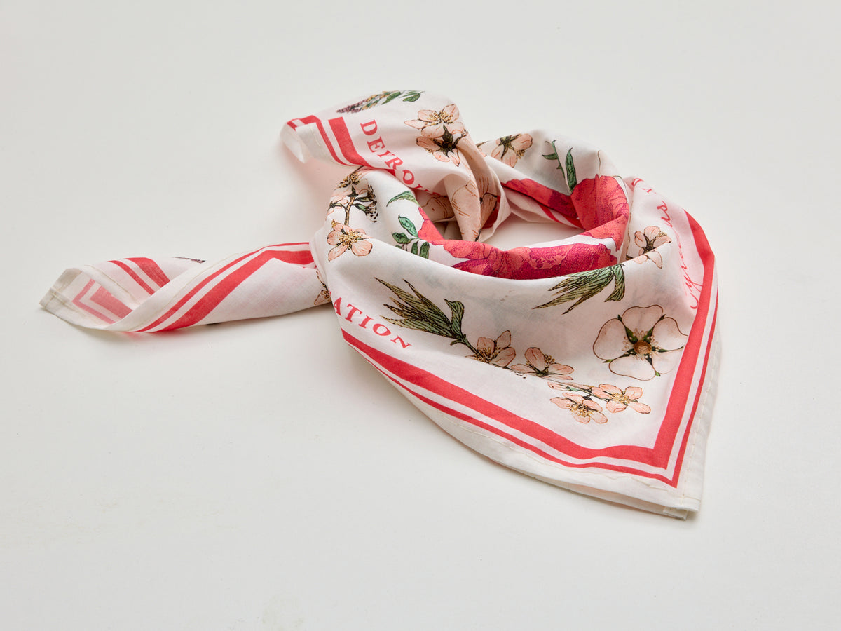 Foulard-carré Bouquet - Collection Deyrolle x Cyrillus